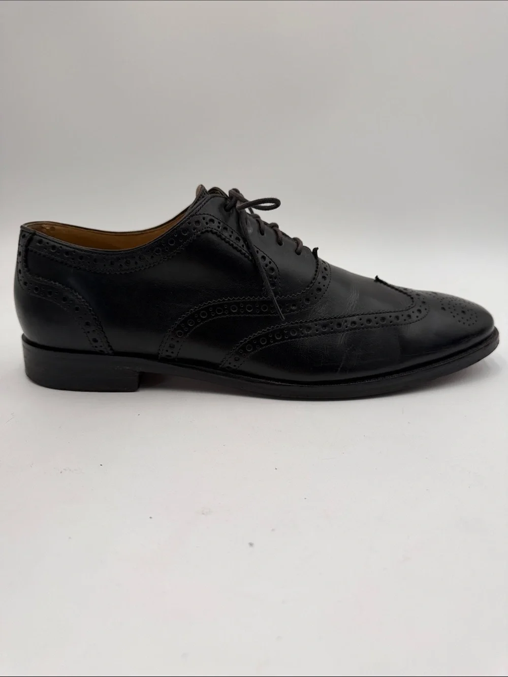 COLE HAAN 12W Oxford Wingtip Brogue Perf Toe GRANDS $400 new